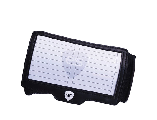 adult black football playbook wrist coach for tackle and flag football athletes