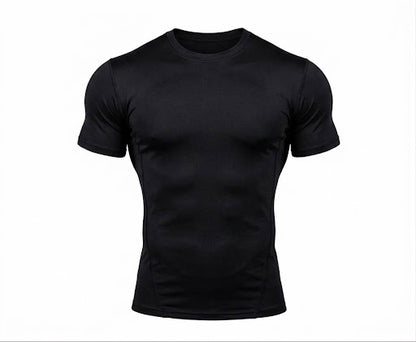 black compression shirt for football