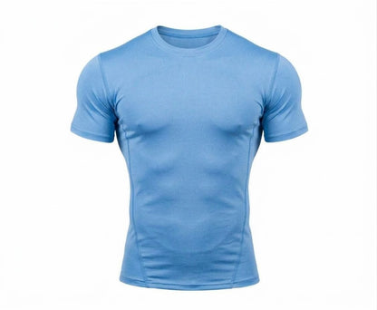 carolina blue compression athlete shirt