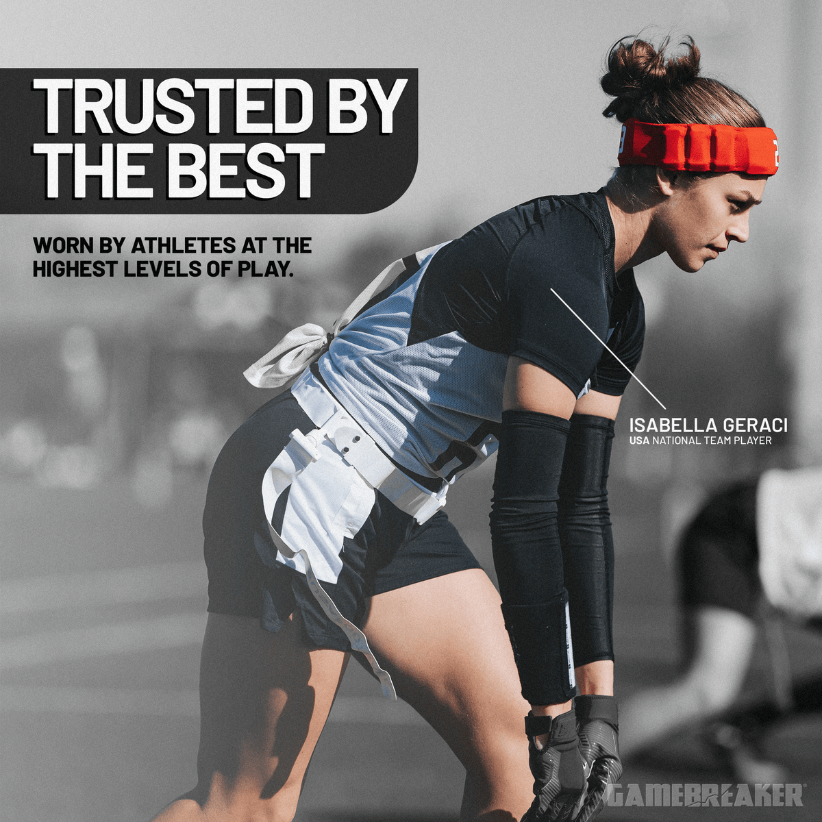 YOUTH AURA FLAG FOOTBALL HEADBAND by GAMEBREAKER
