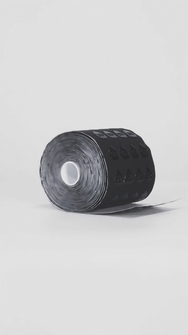 apex elite turf tape black roll featuring edge shield grip